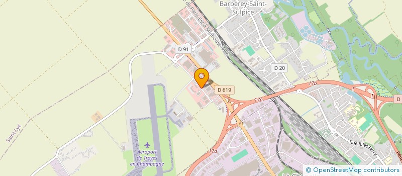 localisation de l'entreprise SCI REIMS STORE  BARBEREY-SAINT-SULPICE