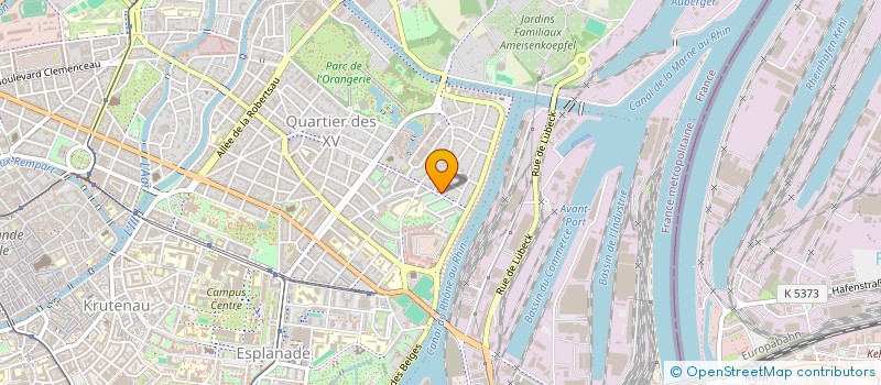 localisation de l'entreprise SCI REINA  STRASBOURG