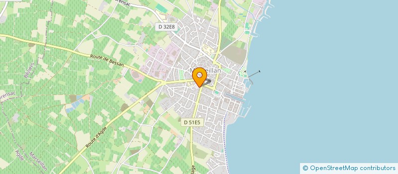 localisation de l'entreprise SCI REINE à MARSEILLAN