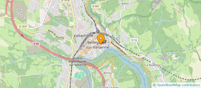 localisation de l'entreprise SCI REINE à VALSERHONE