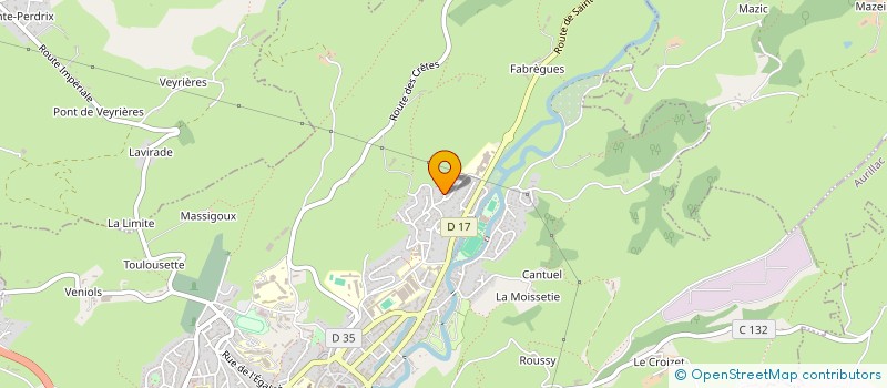 localisation de l'entreprise SCI REINE à AURILLAC