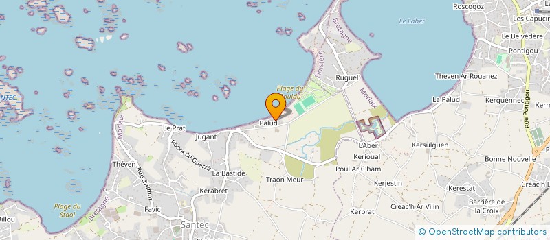 localisation de l'entreprise SCI REINE DE BRETAGNE à SANTEC