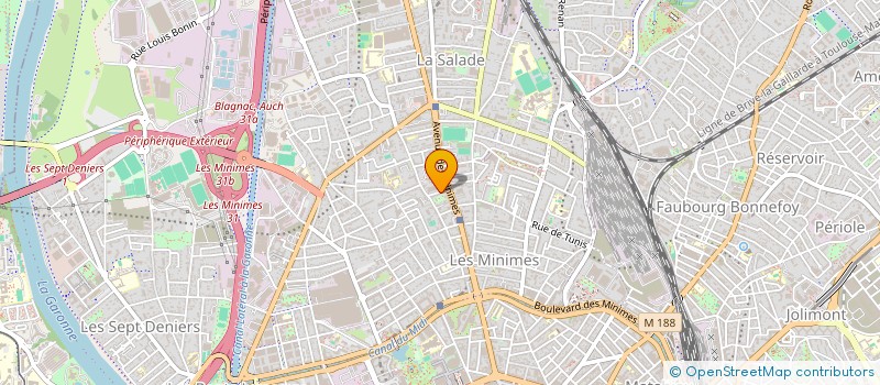 localisation de l'entreprise SCI REINE DE LA GARONNE à TOULOUSE