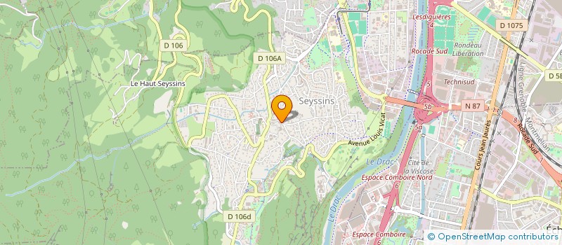 localisation de l'entreprise SCI REINE DEFRANCE à SEYSSINS