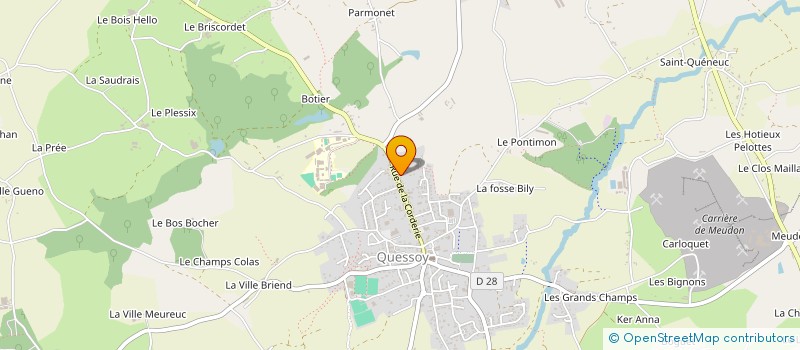 localisation de l'entreprise SCI REINE ESTHER à QUESSOY