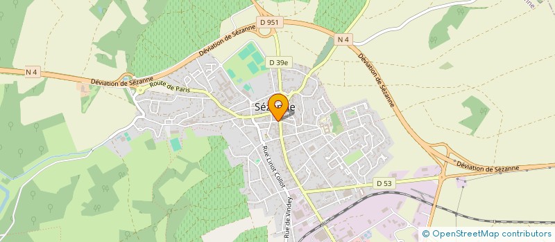 localisation de l'entreprise SCI REINETTE à SEZANNE