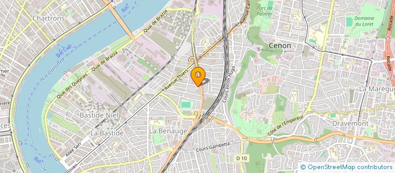 localisation de l'entreprise SCI REINETTE 77  BORDEAUX