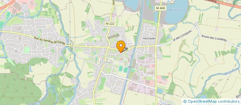 localisation de l'entreprise SCI REINHOLD  ESCHAU