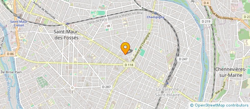 localisation de l'entreprise SCI REIS à SAINT-MAUR-DES-FOSSES