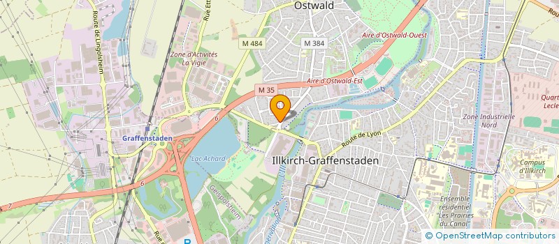 localisation de l'entreprise SCI REIS  OSTWALD