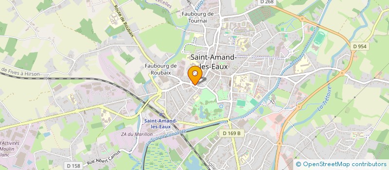 localisation de l'entreprise SCI REISENTHEL  SAINT-AMAND-LES-EAUX