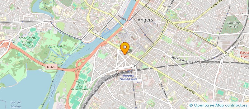 localisation de l'entreprise SCI REISHA à ANGERS