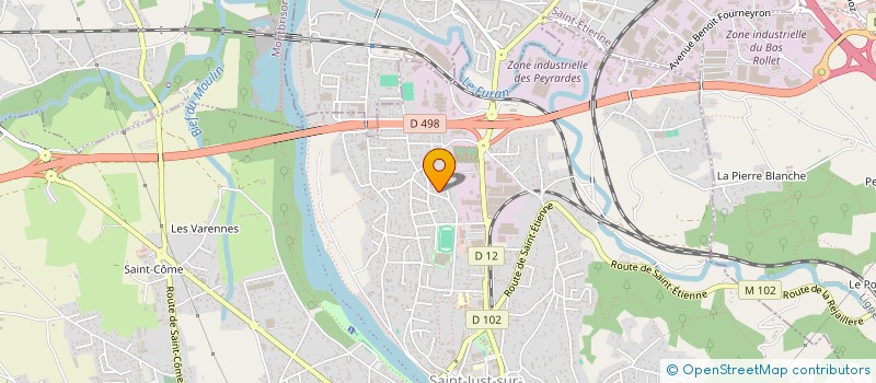 localisation de l'entreprise SCI REIX  SAINT-JUST-SAINT-RAMBERT