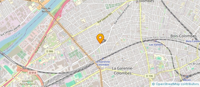 localisation de l'entreprise SCI REIX à COLOMBES