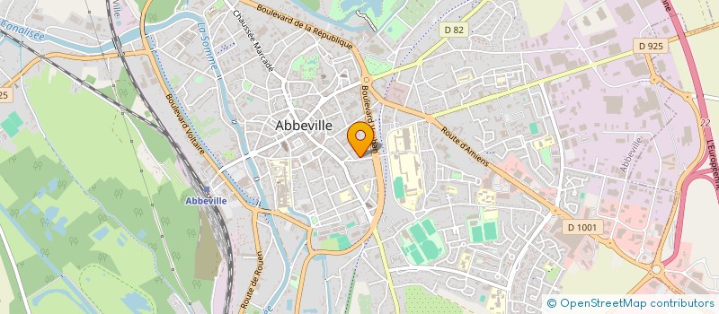 localisation de l'entreprise SCI REIX à ABBEVILLE