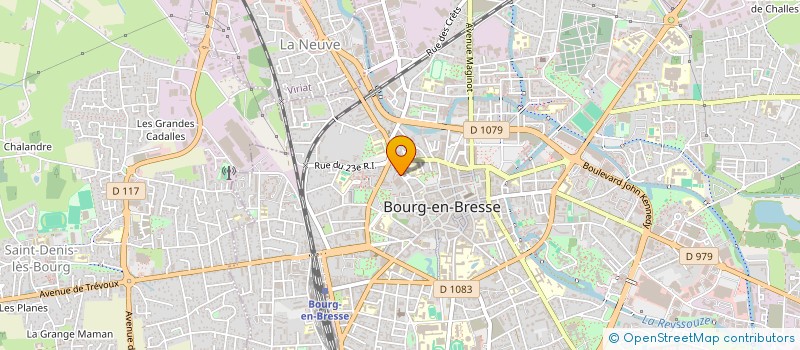 localisation de l'entreprise SCI REIZOR à BOURG-EN-BRESSE