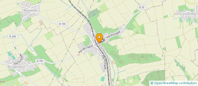 localisation de l'entreprise SCI REJA  ETTENDORF