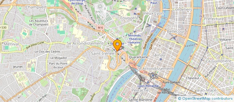 localisation de l'entreprise SCI REJANE  LYON 5EME