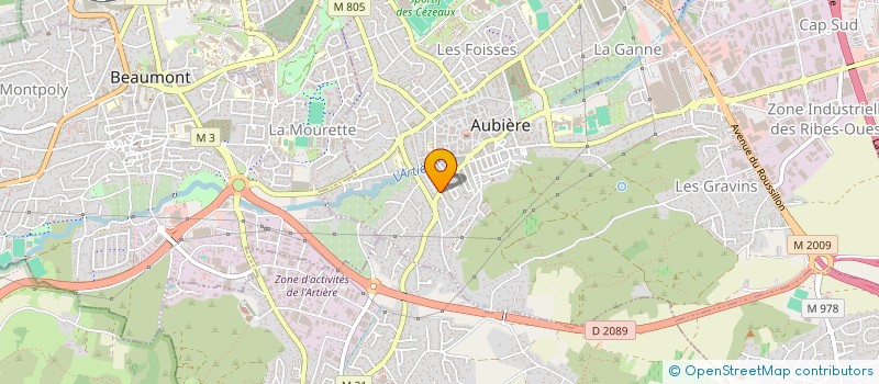 localisation de l'entreprise SCI REJETE FRERES  AUBIERE