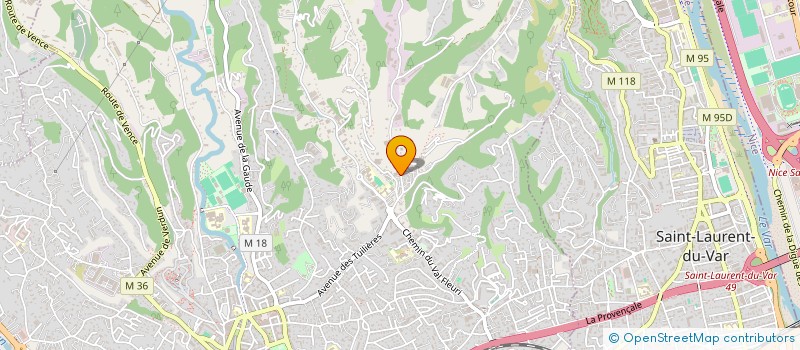 localisation de l'entreprise SCI REJO  CAGNES-SUR-MER