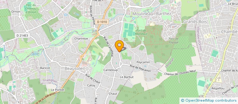 localisation de l'entreprise SCI REJOUIT à GRADIGNAN