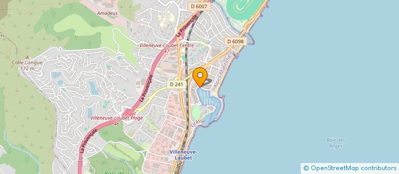 localisation de l'entreprise SCI REKI  VILLENEUVE-LOUBET