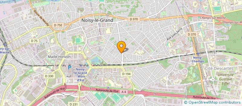 localisation de l'entreprise SCI REKIK  NOISY-LE-GRAND