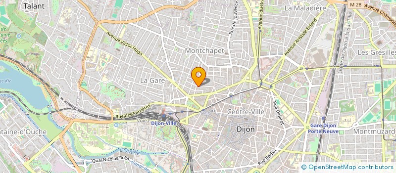 localisation de l'entreprise SCI RELAC  DIJON