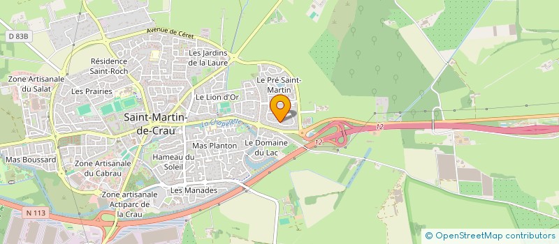 localisation de l'entreprise SCI RELAEXA à SAINT-MARTIN-DE-CRAU