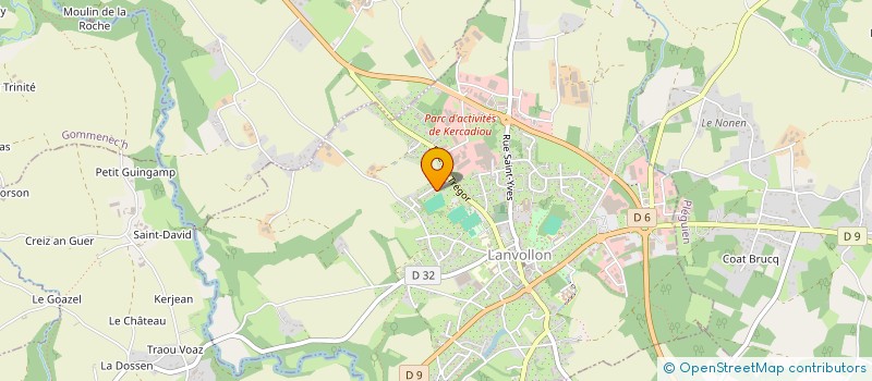 localisation de l'entreprise SCI RELAIS  LANVOLLON