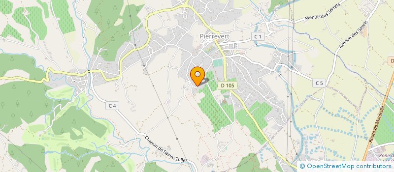 localisation de l'entreprise SCI RELAIS  PIERREVERT