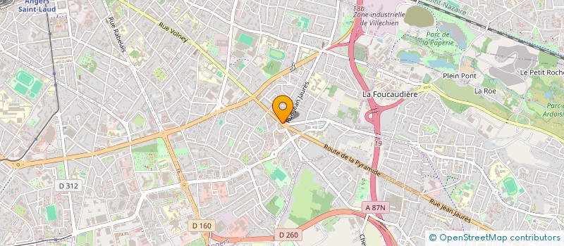 localisation de l'entreprise SCI RELAIS à ANGERS
