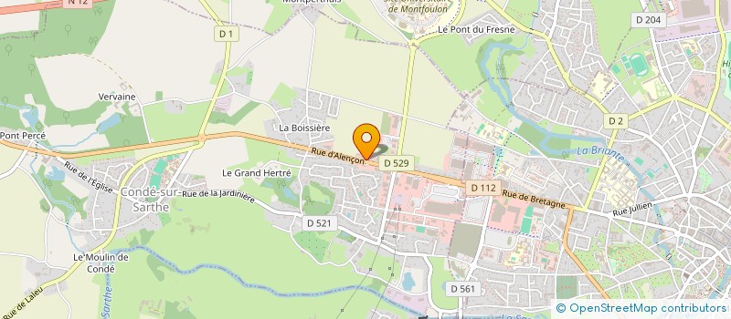 localisation de l'entreprise SCI RELAIS DE LA BUTTE CHAUMONT à CONDE-SUR-SARTHE