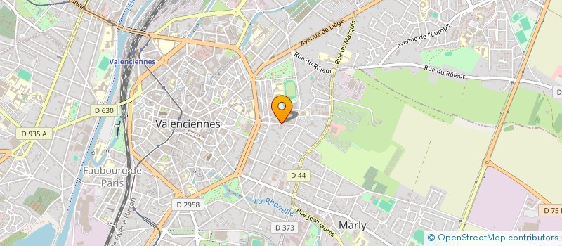 localisation de l'entreprise SCI RELAIS DE POSTE  VALENCIENNES