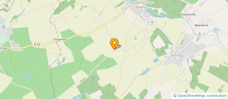 localisation de l'entreprise SCI RELAIS DES GALOPADES  LE CONTROIS-EN-SOLOGNE