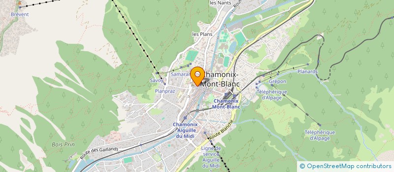 localisation de l'entreprise SCI RELAIS ET COMPAGNIE à CHAMONIX-MONT-BLANC