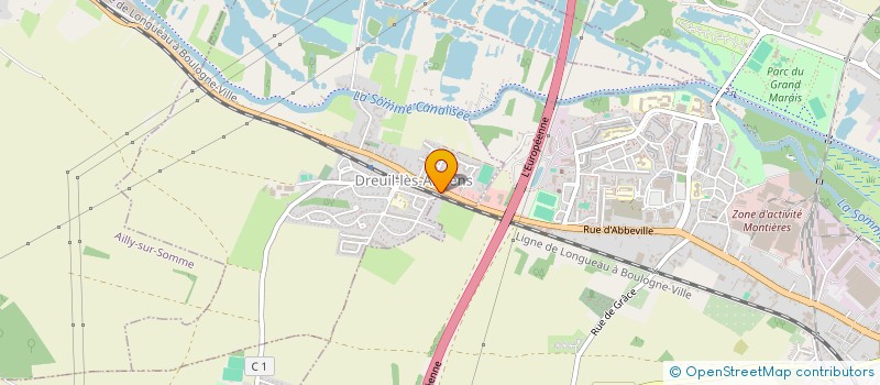 localisation de l'entreprise SCI RELAIS POINTE A CHEMISE à DREUIL-LES-AMIENS