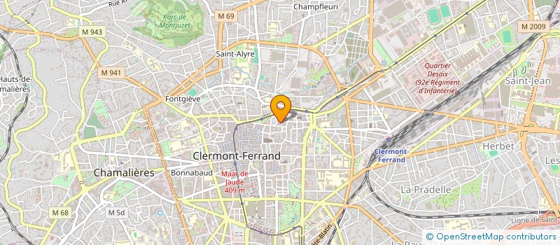 localisation de l'entreprise SCI RELAIS PROFESSIONNEL EUROPEEN  CLERMONT-FERRAND