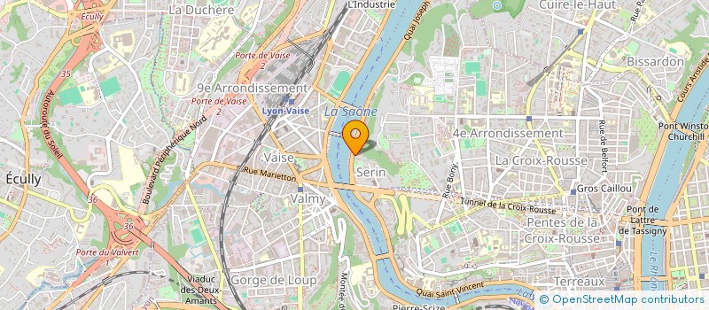 localisation de l'entreprise SCI RELAIS TENDRESSE SAINTE MARGUERITE  LYON