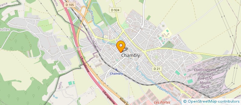 localisation de l'entreprise SCI RELAXHOME  CHAMBLY