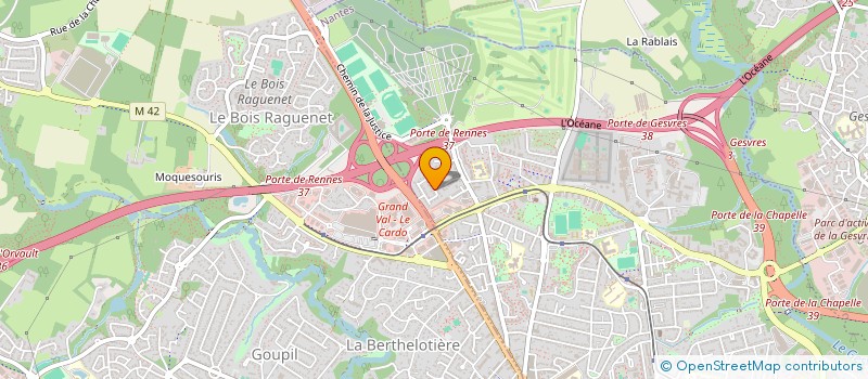 localisation de l'entreprise SCI RELEBIL  NANTES