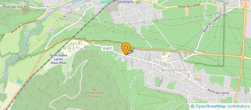 localisation de l'entreprise SCI RELF  WINTZENHEIM