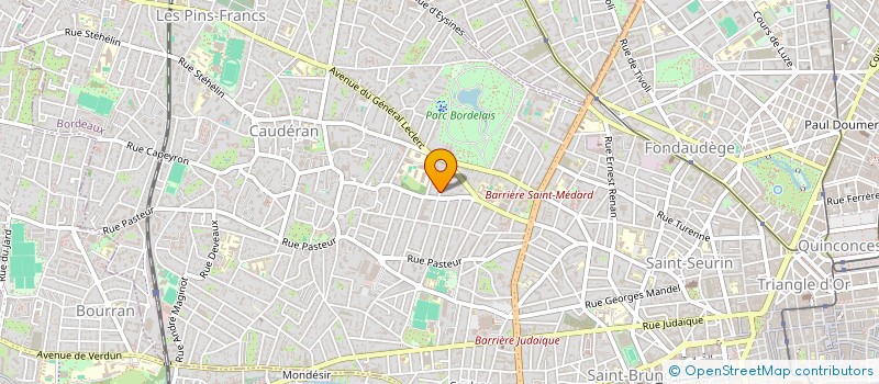 localisation de l'entreprise SCI RELIANCE  BORDEAUX