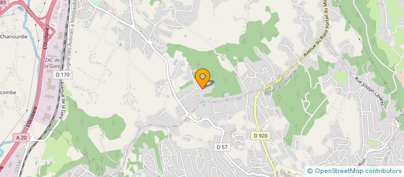 localisation de l'entreprise SCI RELIER  USSAC