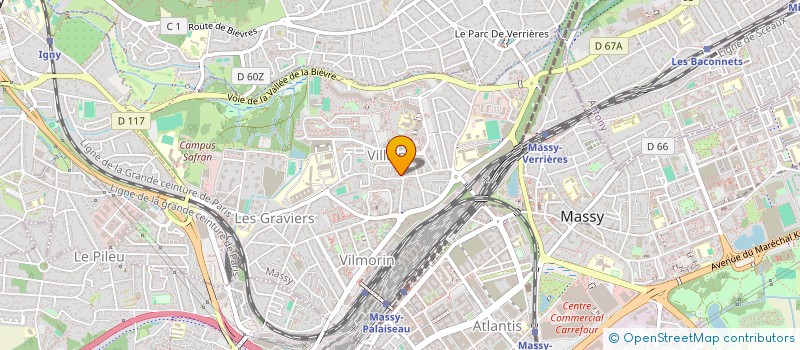localisation de l'entreprise SCI RELINE à MASSY