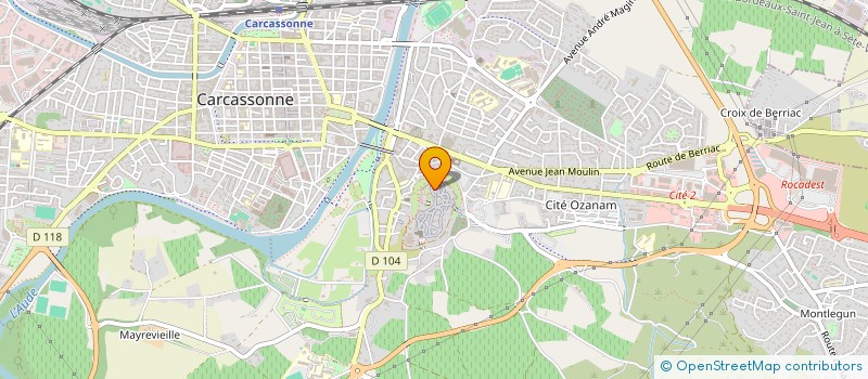 localisation de l'entreprise SCI RELLIER à CARCASSONNE
