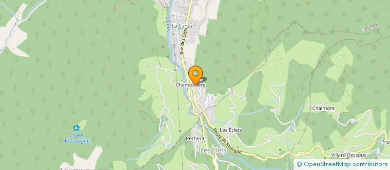localisation de l'entreprise SCI RELOJO à THONES