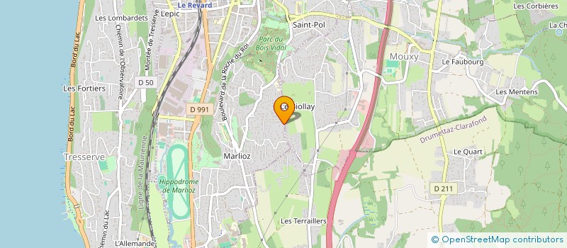 localisation de l'entreprise SCI RELUNI  MOUXY