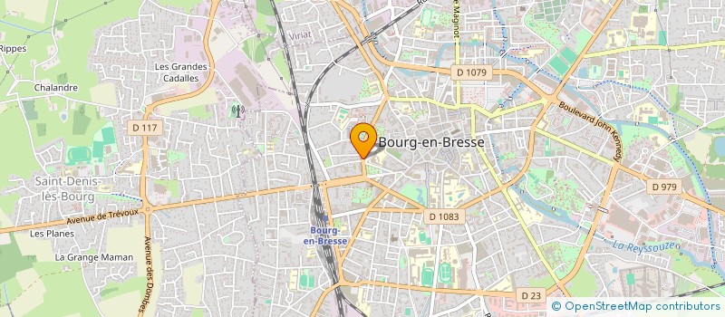 localisation de l'entreprise SCI REM à BOURG-EN-BRESSE