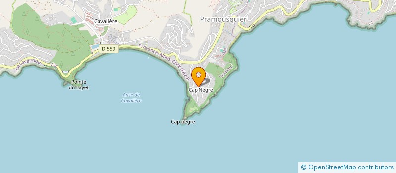 localisation de l'entreprise SCI REM à LE LAVANDOU
